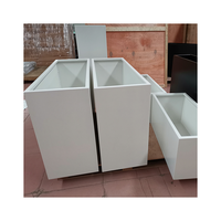 Grande Jardinière Personnalisée d'Extérieur pour Arbres, Pots de Jardin en Métal, Grande Jardinière en Acier Corten