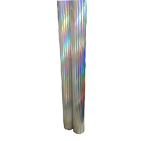 Rouleaux de film de transfert thermique holographique métallique PET pour applications textiles, durables et imperméables
