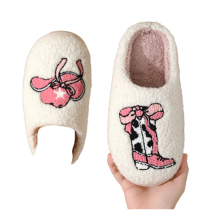 Pantuflas de Algodón con Dibujos Animados para Mujer, Pantuflas Cálidas de Suela Gruesa, Invierno - Product Image 2