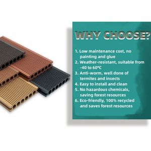 Panel de Terraza WPC Anti-UV a Precio de Fábrica al por Mayor, Tablero de Terraza WPC Impermeable para Exteriores, Patio Trasero - Product Image 5