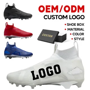 Custom Brands Best Competition High Top Comfortable Agility Running Youth Men American Football Cleats