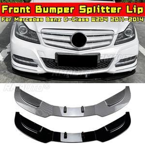 Kit carrosserie pour Mercedes Benz Classe C W204 2011-2014, spoiler de pare-chocs avant, lèvre de pare-chocs avant, diffuseur de pare-chocs avant, accessoires de voiture - Product Image 1