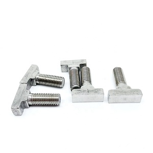 Vis à tête en T en acier inoxydable M6 M8 M12 pour fixation de profilés en aluminium - Product Image 2