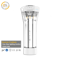 Overseasdesign 2026 HEX-13 IP55 Luminaire LED d'extérieur mural à batterie au lithium, intensité variable, options de température de couleur multiples, IRC 80