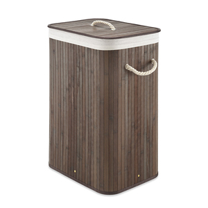 Hiện đại hình chữ nhật lưu trữ cản trở tre tự nhiên có thể tháo rời có thể giặt lót thân thiện với môi nhựa nhà giỏ có thể gập lại đóng hộp - Product Image 6