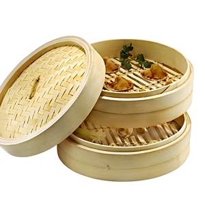 Eco2go Vietnam Bamboo Eco-Friendly 2-Layer 2L Capacity <b>STEAMERS</b> for Gas & Induction Cookers - Product Image 1