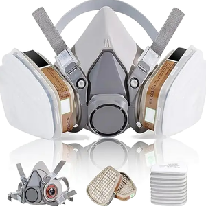 Hochwertige industrielle Atemschutz maske aus Polycarbonat Persönliche staub dichte Gasmaske - Product Image 1