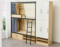 Lit superposé en bois massif moderne Lovezone, écologique, durable, pour hôtel, appartement, école, chambre, dortoir, tailles et couleurs personnalisées