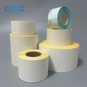 Etiquetas Adhesivas de Papel Térmico Ecológicas Premium de 30x20mm 50x30mm, Impermeables, con Código QR y Código de Barras para Rastreo de Activos e Inventario - Product Image 2