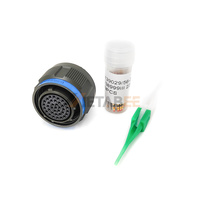 Connecteur circulaire D38999/26WD35SN Série III à 37 broches, boîtier en aluminium, filetage Tri-Start, pour environnements aérospatiaux difficiles