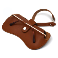 Étui à lunettes en cuir logo personnalisé emballage de lunettes personnalisé