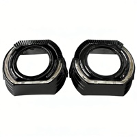 Cache-LED haute luminosité de 2,5 et 3 pouces pour lentilles de projecteur, caches blancs RGB pour lentilles de phares Bi-LED Xénon pour BMW
