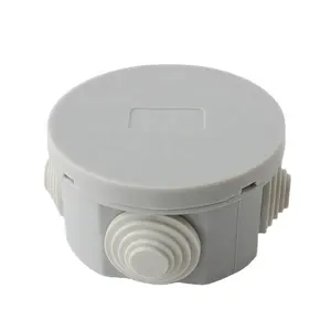 JOHNN custom 65*35 ABS plastic junction box round with stoppers