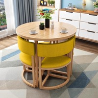 Ensemble de tables rondes de style nordique en gros, vente chaude, taille personnalisée de qualité supérieure, banquet, salon, commande en gros