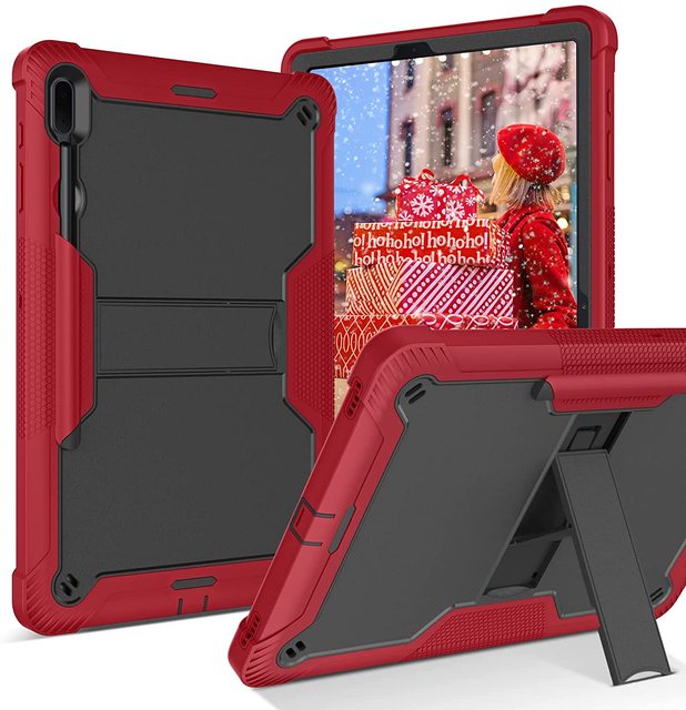 Silicone Universal Kickstand Cover for iPad 7th 8th 9th Gen 10.2 Inch 2019 2020 2021 Rugged Shockproof Waterproof Tablet Case