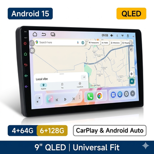 Lecteur DVD de voiture Android 15 sans fil CarPlay SL32 9 pouces, Octa Core, 4G, WIFI, BT, <span class=keywords><strong>GPS</strong></span>, Écran multimédia, Radio de voiture DSP - Product Image 1