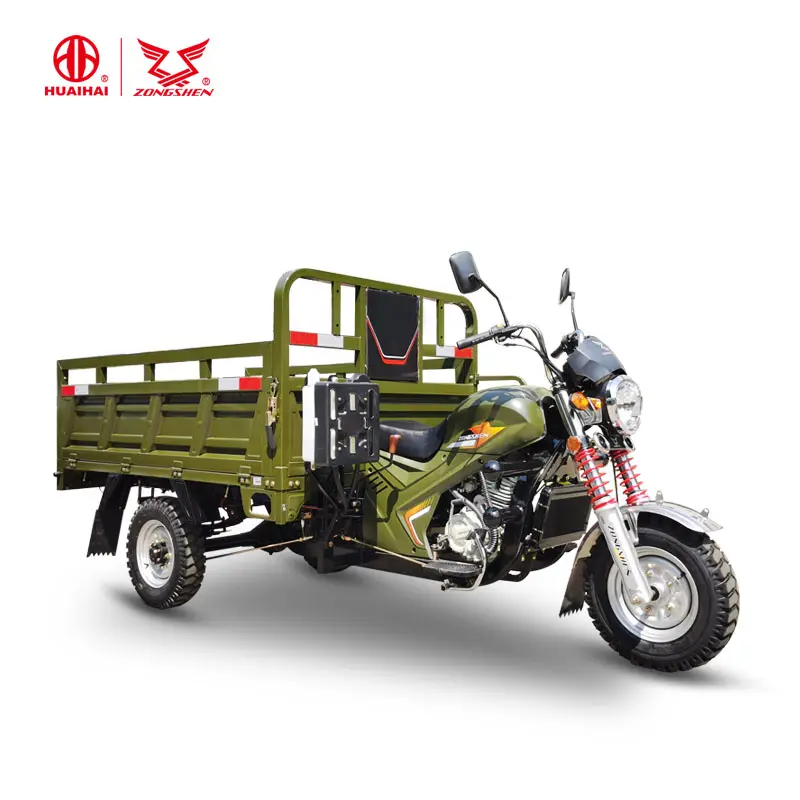 Zong Shen-triciclo de 3 ruedas para motocicleta, triciclo motorizado de gran capacidad de carga con caja de carga de tamaño largo