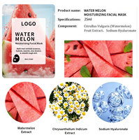 Masker Wajah VC Pomegranate Asli Grosir OEM untuk Kulit Kering dan Berminyak, Pemutih dan Melembapkan, Harga Pabrik