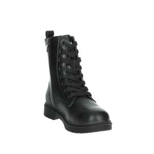 Bottines à lacets en cuir noir pour filles Gaelle Paris, bottines tendance - Product Image 5