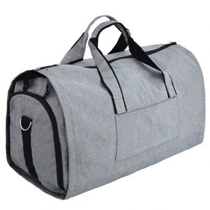 Muestra gratuita: Bolsa de traje negra con cremallera, bolsa de traje de tela Oxford 600D, bolsa de traje de tela no tejida, venta al por mayor - Product Image 5