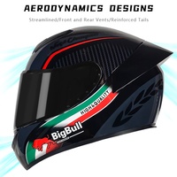 Helm Modis Baru Ukuran L Pilihan Warna Visor Beragam Gesper Lepas Cepat untuk Sepeda Motor Perjalanan Jalanan Casco