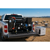 Generator Diesel Open Frame 20kW 30kW 40kW 50kW |   Unit Tenaga Mobile yang Dipasang di Truk Ringan dengan Struktur Tahan Guncangan
