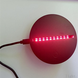 Illusion Lamp regali di natale giocattoli telecomando Crack Base romantico USB Touch 7 colori cambia 3D LED Lamp <span class=keywords><strong>Night</strong></span> Light - Product Image 4