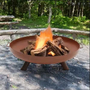<span class=keywords><strong>Brasero</strong></span> rond personnalisé en acier au carbone/Corten pour foyer extérieur, barbecue, camping, design <span class=keywords><strong>brasero</strong></span>, résistant à la chaleur, pour bois - Product Image 4