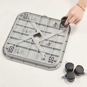<span class=keywords><strong>De</strong></span> plástico pesado plaza se jardín macetas Rolling Plant paleta con ruedas - Product Image 4