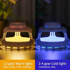 Piège à mouches électrique à LED pour une utilisation en intérieur pour éliminer les mouches des fruits et les insectes volants avec piège collant - Product Image 4