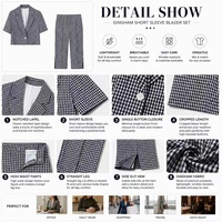 Vestes de costume et pantalons larges élégants et tendance pour femmes, nouvelle collection été 2026, personnalisables en usine