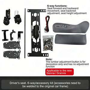 Asientos de Auto para Toyota Camry 2019, Accesorios para <span class=keywords><strong>Mercedes</strong></span> <span class=keywords><strong>Vito</strong></span>, Interior Honda Civic, 1 Juego de Kit de Adaptación de Asientos Eléctricos - Product Image 2