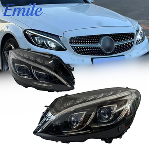 Système d'éclairage <span class=keywords><strong>LED</strong></span> A2059067902 2059068002 pour Mercedes-Benz Classe C W205 2014 2015 2016 2017 2018 Vente en gros de feux <span class=keywords><strong>LED</strong></span> d'origine - Product Image 1