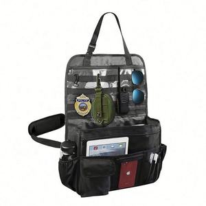 Sac Organisateur de Siège Avant et Arrière de Voiture Portable Personnalisé avec Compartiment pour Ordinateur Portable, Sangles Latérales Stabilisatrices, Matériel en Polyester - Product Image 1