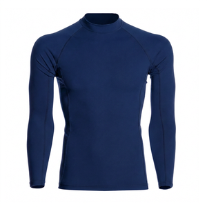 New Design Long Sleeve MMA Rash Guard Quick Dry <b>Compression</b> <b>Shirt</b> for <b>Men</b> Hot Sale Custom Plain Style MMA Fight Wear Rash Guard - Product Image 3