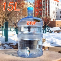 Bouteille d'eau en plastique réutilisable 19 litres 20 litres 5 gallons sans Bpa avec distributeur