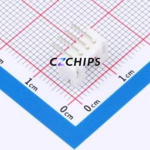 ZX-PH2.0-4PWZ Wire-to-Board Pin Header Bent Lead Through Hole,P=2mm Connector 1x4P 2mm Right Angle Insert PH - Product Image 2