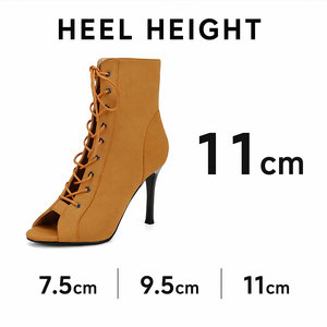 Nouvelles chaussures de danse latine montantes pour femmes, idéales pour l'extérieur, la salsa, le tango, et les chaussures à talons ouverts pour la danse de salon. - Product Image 2