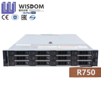Serveur réseau Dell PowerEdge R750 2U en rack d'occasion en gros pour la virtualisation, le calcul en nuage, les centres de données et les entreprises