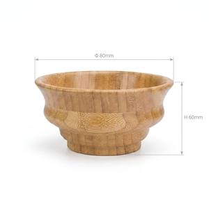 Tazón de Bambú Natural Wabi Sabi, Ecológico, Hecho a Mano, Resistente a la Decoloración, para Camping, para Servir Sopa, Ensalada y Arroz - Product Image 2