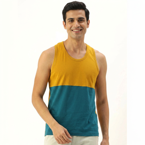 Camisetas de Tirantes Básicas de Verano para Hombre, 100% Algodón, Transpirables, con Logotipo Personalizado, Venta al por Mayor - Product Image 1