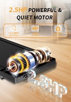 Tapis de course électrique portable avec inclinaison, moteur 2,5 CV, pour la maison et le bureau, capacité de poids de 265 lb, télécommande via application, écran LED