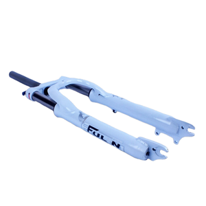 Fourche avant <span class=keywords><strong>VTT</strong></span> 26, 27,5, 29 pouces avec suspension pneumatique, <span class=keywords><strong>couronne</strong></span> en aluminium et axe de 9 mm, type tige droite, pièces de vélo de montagne - Product Image 1