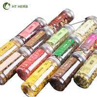 Paket botol hadiah kualitas tinggi mode populer pelangsing detoks Herbal jenis campuran teh bunga kering