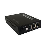Commutateur PoE+ Tincam 10/100/1000M, monomode, prenant en charge la fibre optique, convertisseur de média Ethernet RJ45 Gigabit pour caméra CCTV