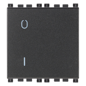 2P 16AX Grey Wall <b>Switch</b> 5.3cm Height 4.3cm Width 5.1cm Length - Product Image 1
