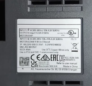 อินเวอร์เตอร์ AC คุณภาพสูง รุ่นใหม่ 6SL3210-5BB12-5UV1 ตัวแปลงความถี่ มีสินค้าในสต็อก พร้อมการรับประกันหนึ่งปี - Product Image 6