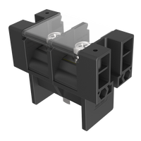Connecteur traversant robuste RBH100A 5 pôles 100A UL TUV, bornier haute intensité pour armoire de commande industrielle photovoltaïque