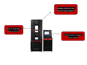 Máquina de Teste Universal de Material de Alta Resistência para Testes de Tração, Compressão e Dobramento em Laboratório. Preço Acessível. - Product Image 3