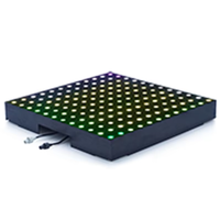 Dalles LED intelligentes à pixels cartographiés - Panneau de danse numérique interactif 12x12 pour clubs modernes et centres de divertissement